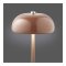 Anja lampe de table rechargeable marron.