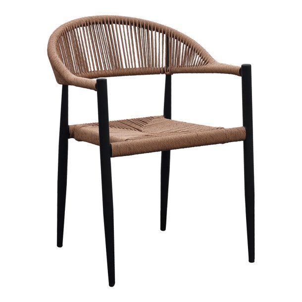 Canari hagestol natur, svart.