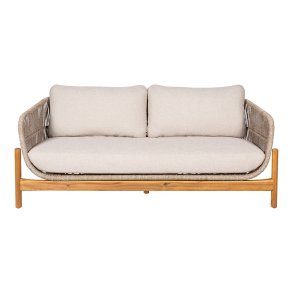 Terracina Gartensofa inkl. Kissen braun, beige.