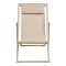 Cille Strandstuhl 4-Position R�ckenlehne taupe.