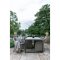 Denver Gartentisch 210 x 100 cm grau, schwarz.