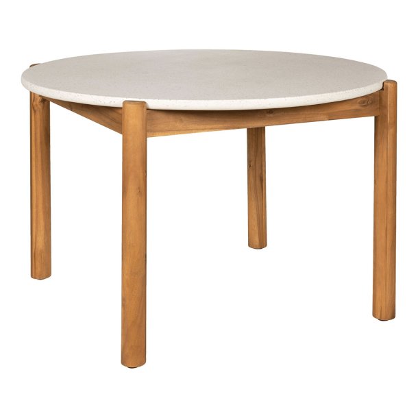 Terracina havebord 120cm natur, hvid.