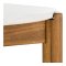 Tirsa table de jardin 95x210cm naturel, blanc.