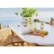 Tirsa table de jardin 95x210cm naturel, blanc.
