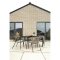 Atlanta  havebord 120cm nonwood sort.
