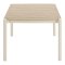 Bella table de jardin 100x200cm sable, naturel.