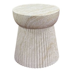 Bonn Beistelltisch Ø37cm Natur.