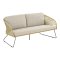 Novella Loungeset inclusief kussens beige, zandkleurig.