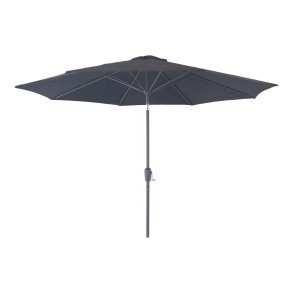 Houston parasol 300cm med tiltfunktion, hejs sort.