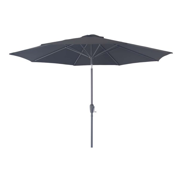 Houston parasol 300cm med tiltfunktion, hejs sort.