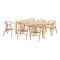 Bj�rg ensemble pour salle � manger table � manger 6 chaises naturelles.