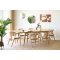 Oline ensemble pour salle � manger table � manger 6 chaises naturelles.