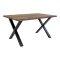 Toulon matgrupp matbord 95x140cm natur och 4 Stockholm stol brun.