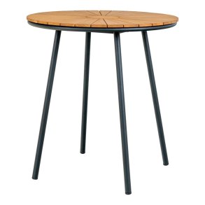 Cleveland caf�bord �70cm utomhus teak,svart.