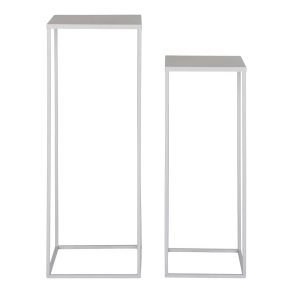 Beja Blumenstand Satz von 2 Stk. grau.