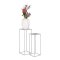 Beja Blumenstand Satz von 2 Stk. grau.