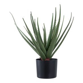 Aloe Vera Sztuczna roślina wys. 51cm zielona.