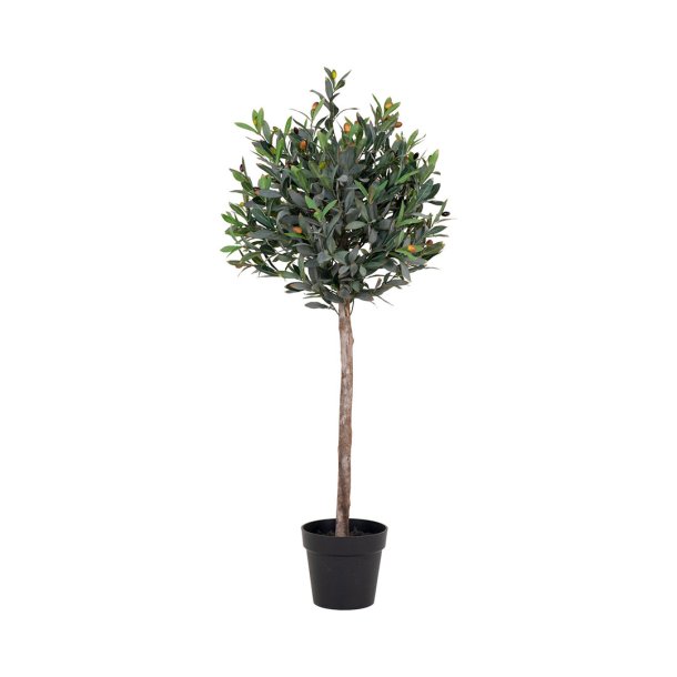 Oliventr kunstigt plante H120 cm grn.