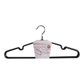 Massa Kldhngare med belggning, Set om 10 svart.