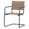 Camille havestol Polyrattan sort,natur.
