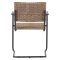 Camille havestol Polyrattan sort,natur.
