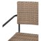 Camille havestol Polyrattan sort,natur.