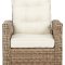 Gram 2 x Gartenstuhl Polyrattan mit Kissen natur.