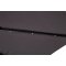 Torben parasol suspendu 3,5m avec lumire solaire noir, gris.