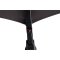Torben parasol suspendu 3,5m avec lumire solaire noir, gris.