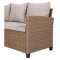 Ester sofast 2 dele med hynder. Sofa vendbar natur.