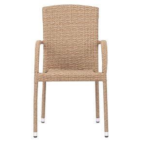 Anita Gartenstuhl Stapelbar natur.