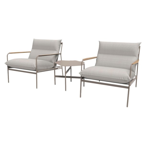Madison Lounge-Set mit Kissen beige.