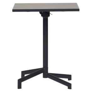 Adam ogrodowy stolik kawiarniany 60x60 cm składany czarny.