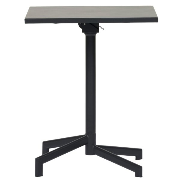 Adam ogrodowy stolik kawiarniany 60x60 cm składany czarny.