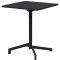 Adam ogrodowy stolik kawiarniany 60x60 cm składany czarny.