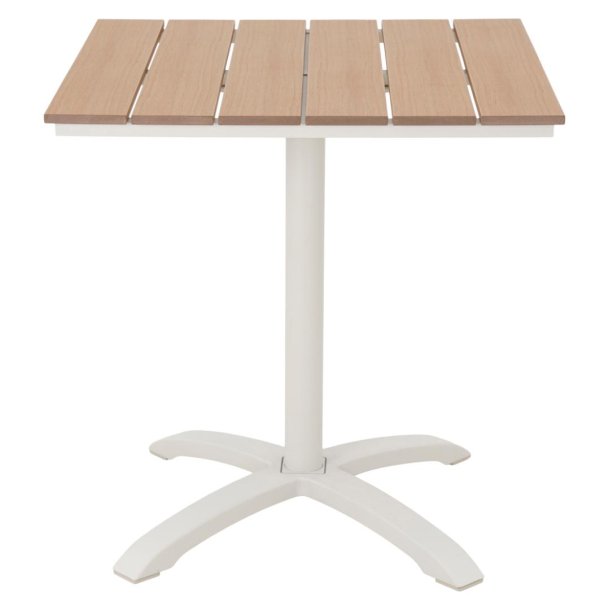 Mads ogrodowy stolik kawiarniany 70x70 cm dekor teak.