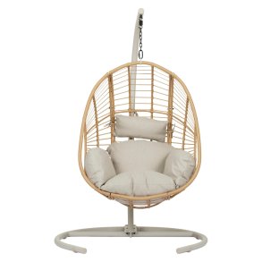 Arne H�ngestuhl mit Kissen natur.