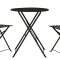 Sam Caf�-Set schwarz.