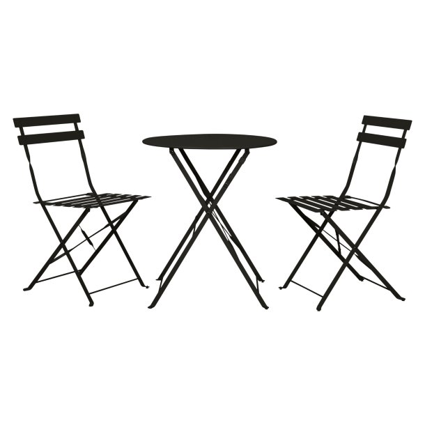 Sam Caf�-Set schwarz.