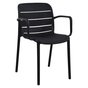 Silja havestol m arml�n stabelbar sort.