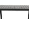 Dory Gartentisch inkl. 2 Zusatzplatten L 160x260 cm schwarz/grau.