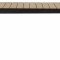 Joan Gartentisch 205-275 x 100 cm, mit Auszug inkl. 1 Platte, schwarz und teak Dekor.
