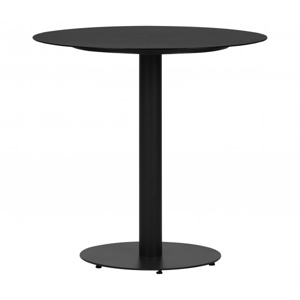 Hector Gartentisch 70 cm schwarz.