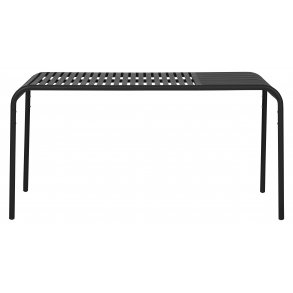 Stella Gartentisch 150x90 cm schwarz.