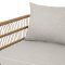 Nina Gartensofa 2 pers. Inkl. Auflagen, beige.