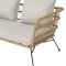 Nina Gartensofa 2 pers. Inkl. Auflagen, beige.