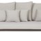 Harvey Gartensofa 3pers. inkl. Auflagen, braun.