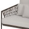 Harvey Gartensofa 3pers. inkl. Auflagen, braun.