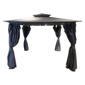 Danni Pavillon grau, schwarz.