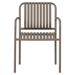 Stella Gartenstuhl stapelbar Nussbaum dekor.